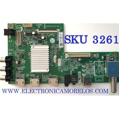 MAIN ORIGINAL PARA TV HITACHI / NUMERO DE PARTE 515C34580M58 / MS34580-ZC01-01 / M58/2010044511/14 / 1010231131-01102 / PANEL CC495PU1L11 / DISPLAY CC495PU1L VER.1.1 / MODELOS 50Z6 / 50C61